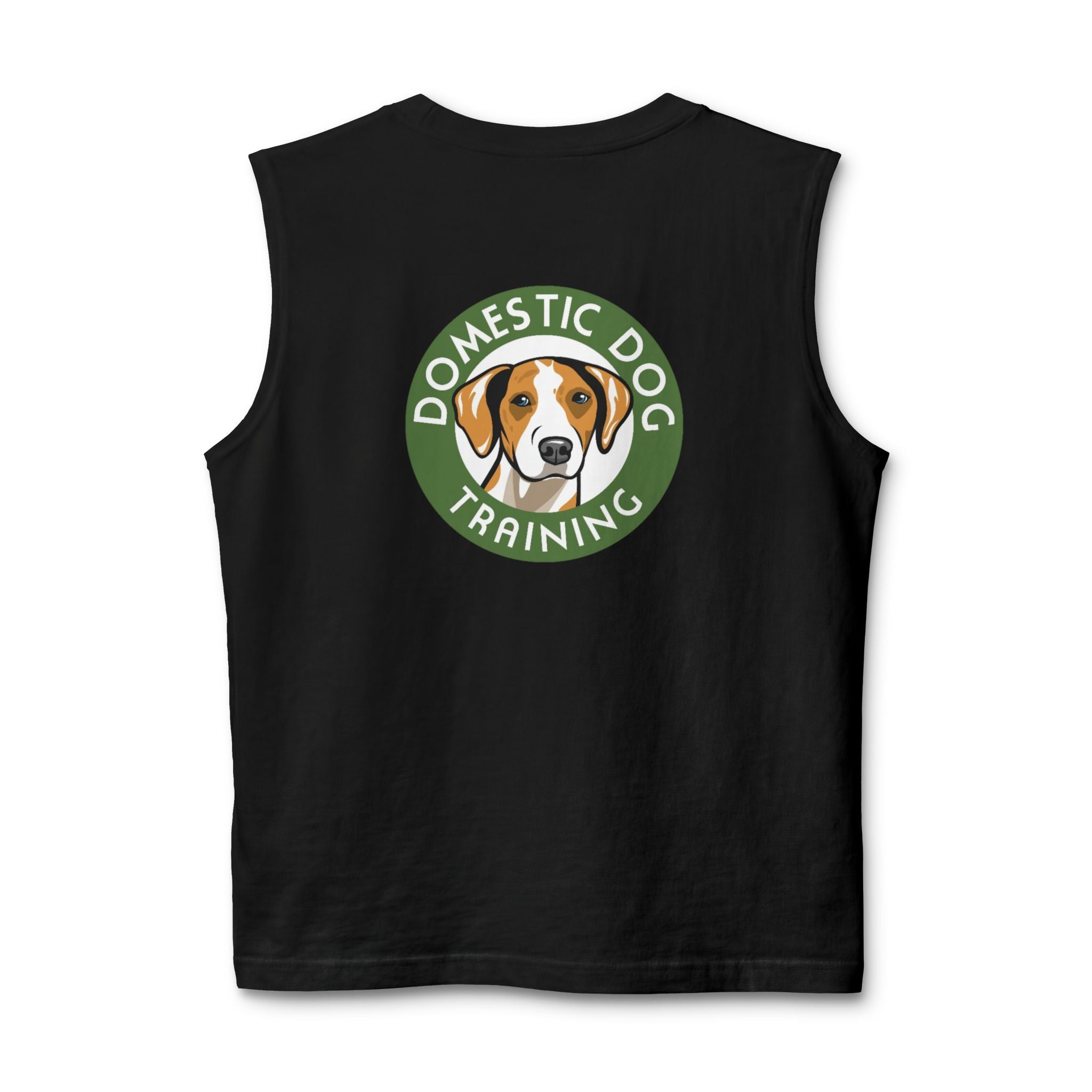 Dog Trainer Muscle Tank — "Train Hard Play Hard" Sleeveless Tee
